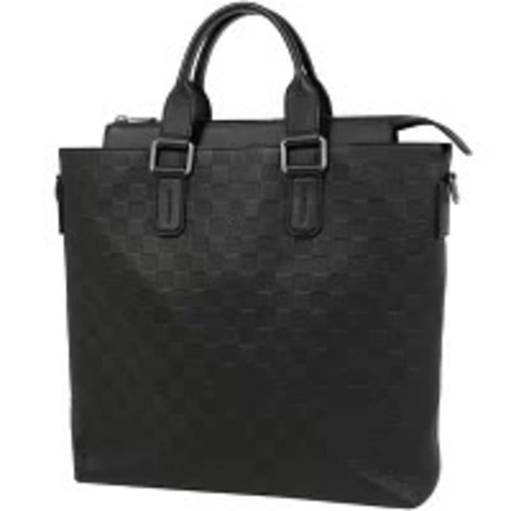 Louis Vuitton Daily Tote Shoulder Bag Business Damier Infini Onyx Black